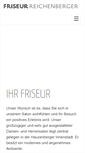 Mobile Screenshot of friseur-reichenberger.de